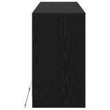TV Cabinet 91 x 34 x 61 cm Black Oak Engineered Wood 8010330