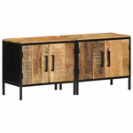 Bedside Cabinet Brown and black 50 x 30 x 45 cm 4019642