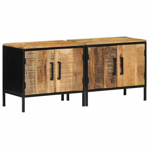 Bedside Cabinet Brown and black 50 x 30 x 45 cm 4019642