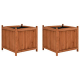 Raised Beds 2 pcs 50x50x50 cm Firwood 47250