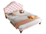 Upholstered bed 90*190 with slatted frame and Upholstered bed with height-adjustable WF309562AAP