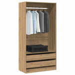 Wardrobe Artisan Oak 100x50x200 cm Engineered Wood 3318627