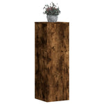 ZNTS Plant Stand Smoked Oak 33x33x100 cm Engineered Wood 852955