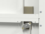 Storage Cabinet White 90 x 40 x 180 cm Steel 3406171