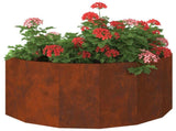 Planter Rusty 120 x 60 x 50 cm Weathering Steel 883709