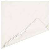 Cushion with Pillow HEERLEN 2 pcs White Fabric 928507