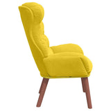 Armchair Yellow 69 x 74 x 93 cm Velvet 42001894