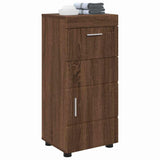 Bathroom Cabinet Set TULUM Brown Oak 37 x 31.5 x 82 cm 880348