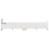 Bed Frame without Mattress White 135x190 cm Double 3203789