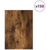 Decor Panels 150 pcs Smoked Oak 15 x 21 x 0.27 cm 885549