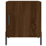 Bedside Cabinets 2 pcs Brown Oak 40x40x50 cm Engineered Wood 827595