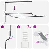 Automatic Retractable Awning Brown 300x250 cm 3310203