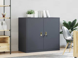 Storage Cabinet Anthracite 90 x 40 x 105 cm Steel 891648