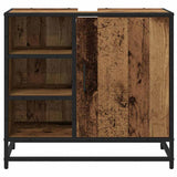 Bathroom Cabinet Old Wood 65 x 33 x 60 cm Engineered Wood 883634