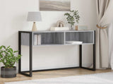 End Table Grey Sonoma 100 x 36 x 75 cm Engineered Wood 886693