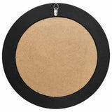 Wall Mirror Baroque Style 50 cm Black 320347