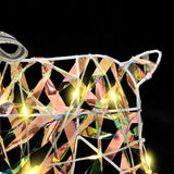 LED Reindeers 4 pcs 80 LEDs Multicoulur 44 x 18 x 65.5 cm PET 3399386