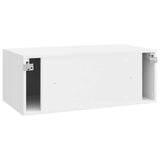 Wall-Mounted TV Cabinet High Gloss White 78.5 x 41 x 30 cm 898689