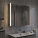 Bathroom Mirror Cabinet Concrete Grey 63.5 x 15.5 x 60.5 cm 889250