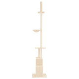 Floor to Ceiling Cat Tree Cream 250.5-276.5 cm 171720