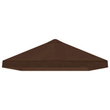 Gazebo Canopy Cover 6 x 3 m Brown Polyester 190 900409