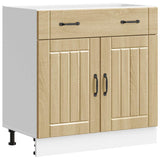 Kitchen Base Cabinet Lucca Sonoma Oak Engineered Wood 853740