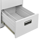 Filing Cabinet Light Grey Steel Medium Filing Cabinet 336279