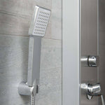 ZNTS SCHÜTTE Shower Panel with Single Lever Mixer TAHITI Stainless Steel 435038
