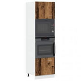 Microwave Cabinet Lyon Old Wood 60x57x207 cm Engineered Wood 3334023