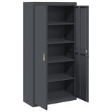 Storage Cabinet Anthracite 90 x 40 x 180 cm Steel 3406168