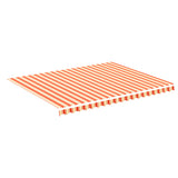 Replacement Fabric for Awning Yellow and Orange 4.5x3.5 m 312020