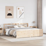 Bed Frame with Headboard without Mattress 200x200 cm 3306770