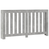 Radiator Cover Concrete Grey 149 x 20 x 82 cm Engineered Wood 852747