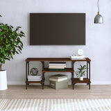 TV Cabinet Brown Oak 102x35x45.5 cm Engineered Wood 826334