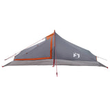 Backpacking Tent Grey and Orange 2-Person 42018576