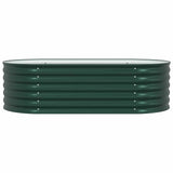 Garden Raised Bed Green 160 x 80 x 44 cm Steel 42008130