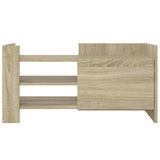 TV Cabinet Sonoma Oak 80x35x40 cm Engineered Wood 848369