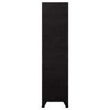 Locker Cabinet Black 90x45x180 cm Steel 339806