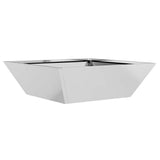Garden Planter 5 pcs Silver 50 x 50 x 15 cm Galvanised Steel 873835
