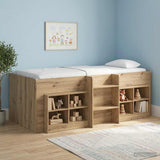 Kids'High Bed Frame 2 pcs Artisan Oak 98.5 x 200 cm 3422570