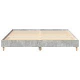 Bed Frame without Mattress Concrete Grey 180x200cm Engineered Wood 3329024