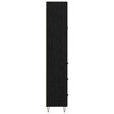 Highboard Black Oak 69.5 x 34 x 180 cm Engineered Wood 3416076
