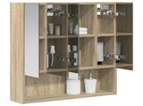 Bathroom Mirror Cabinet with Shelf Sonoma Oak 60 x 14.5 x 70 cm 889185