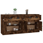 Sideboards 2 pcs Smoked Oak Engineered Wood 3185268