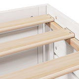 Bed Frame without Mattress with Drawers White 160x200 cm Solid Wood Pine 3308799