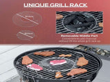 Portable Kettle Charcoal Grill - Black T3398P328036
