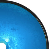 Basin Tempered Glass 42x14 cm Blue 345265