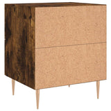 Bedside Cabinet Smoked Oak 40x35x47.5 cm Engineered Wood 827286