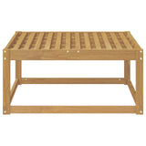 Outdoor Footstool Solid Acacia Wood White 79 x 79 x 37 cm 901530