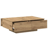 Coffee Table Artisan Oak 90x60x31 cm Engineered Wood 856571